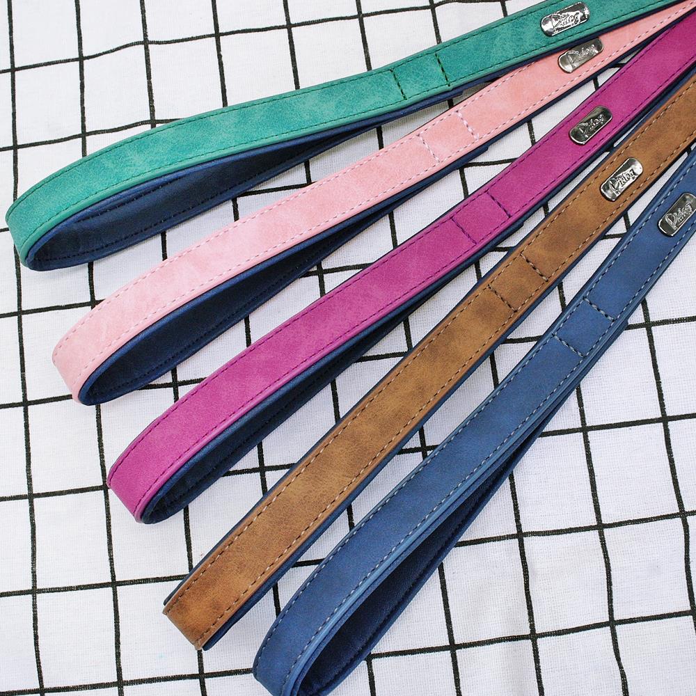 Dog Leash Harness Leather Lead Pet Dog Puppy