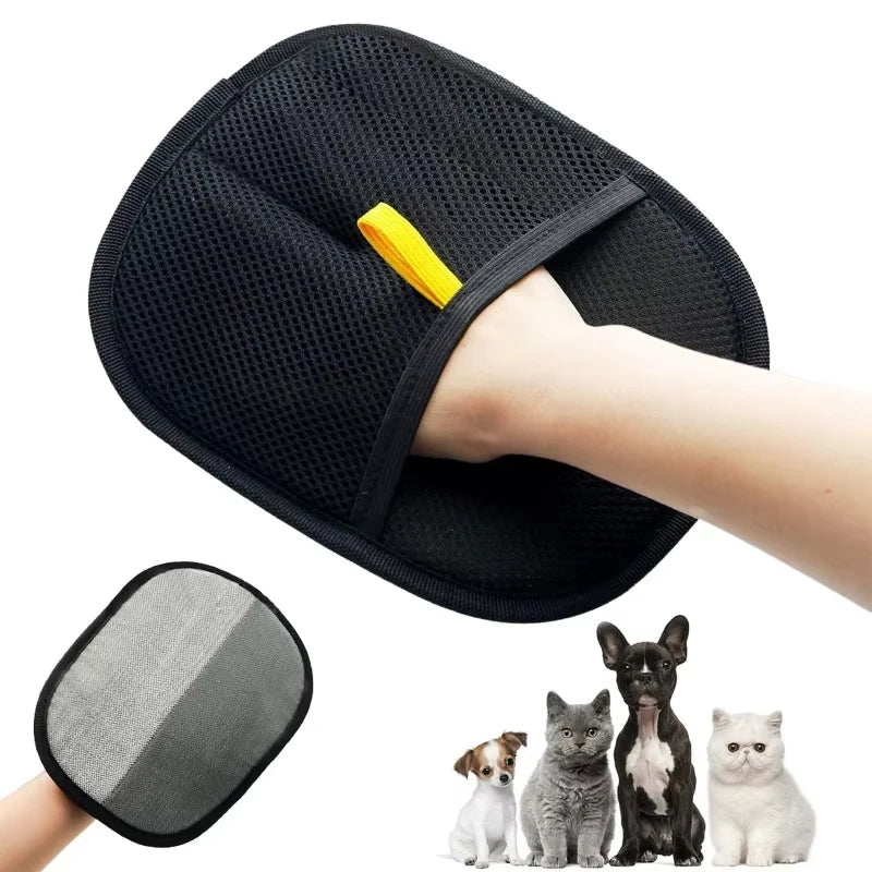 Pet Electrostatic Hair Removal Gloves Dog Cat Hair Removal Brush