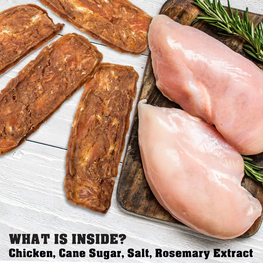 Chicken Jerky Dog Treats 1.5 Lb Human Grade Pet Snacks Grain Free